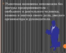 Роль предпринимательства в рыночной экономике Виды и формы предпринимательской деятельности